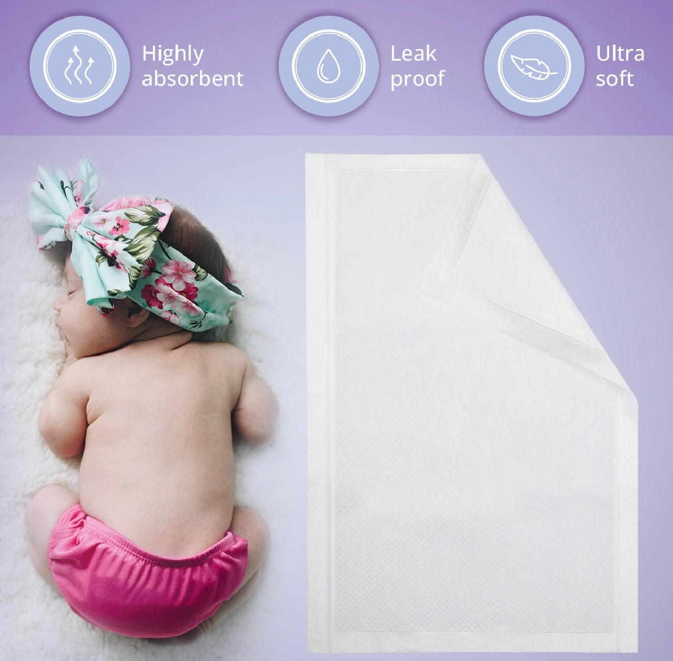 VidaMom Disposable Changing Pads (20's)
