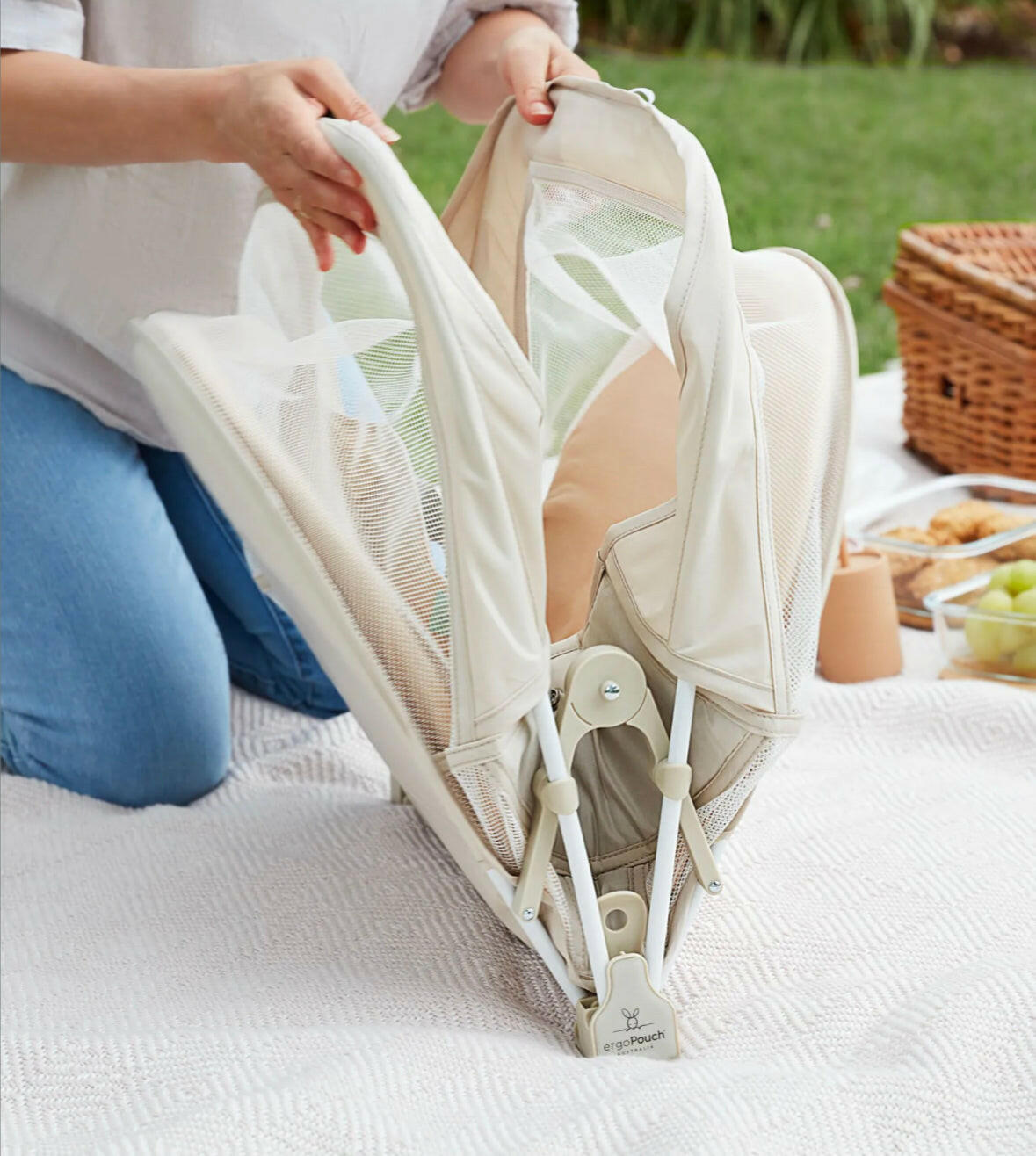 Ergo Pouch -Portable Bassinet.
