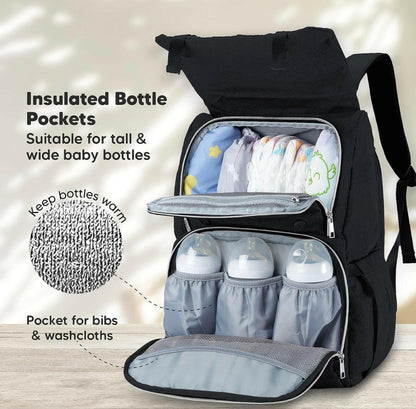 KeaBabies Explorer Diaper Backpack.