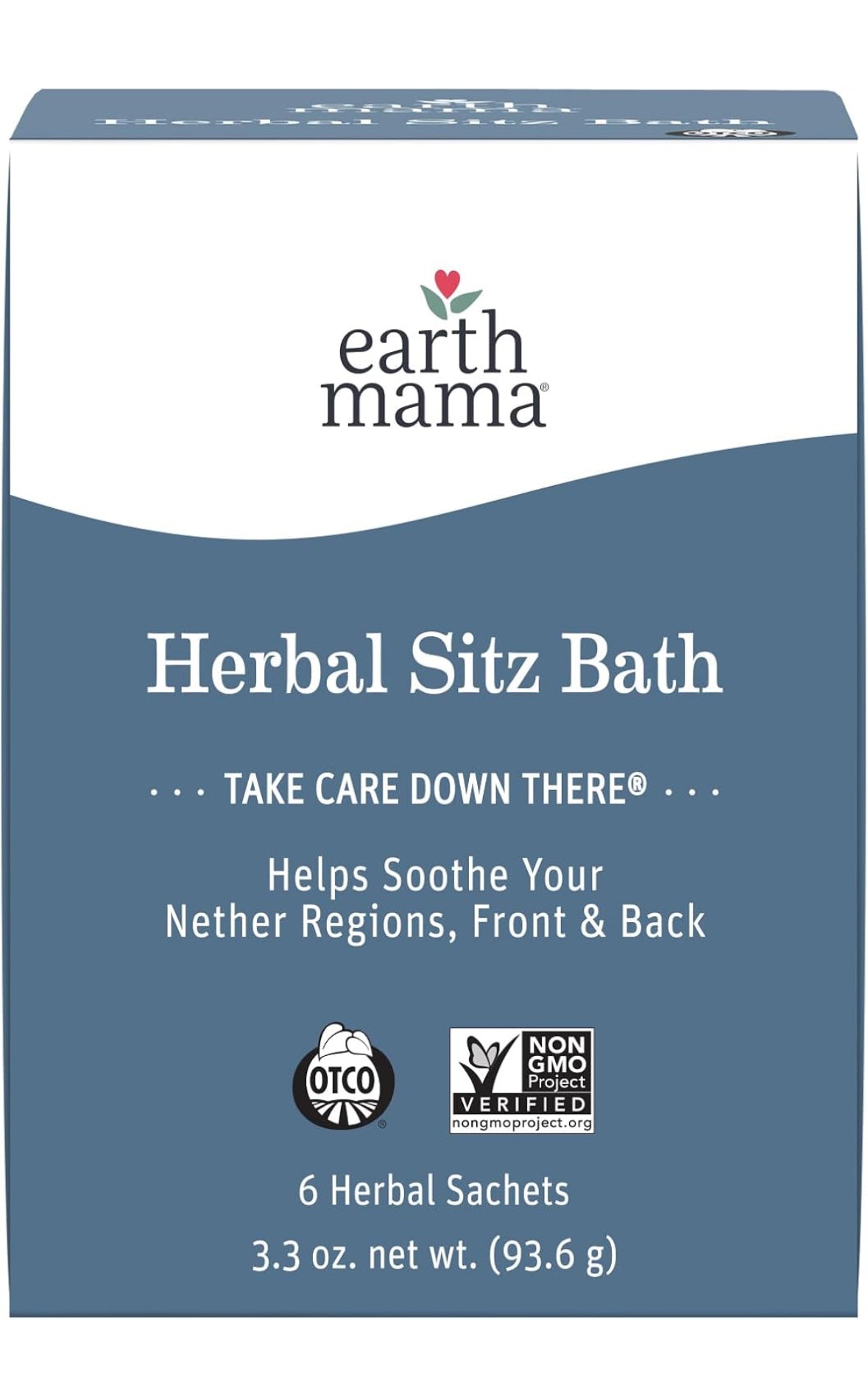 Earth Mama Herbal Sitz Bath - Soothing Sitz Bath for Hemorrhoids (6-Count)