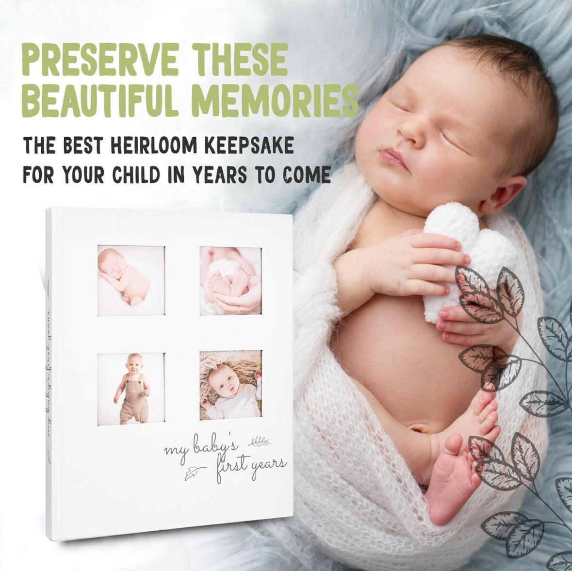 Baby Memory Book First 5 Years Journal By Keababies.