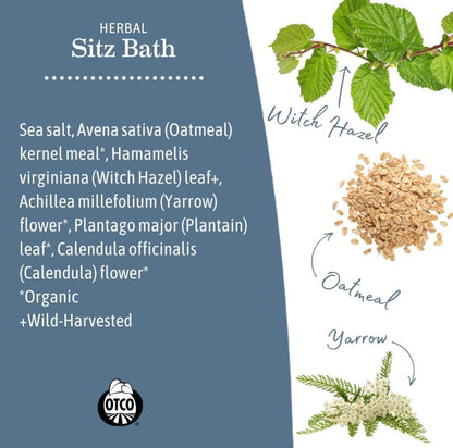Earth Mama Herbal Sitz Bath - Soothing Sitz Bath for Hemorrhoids (6-Count)