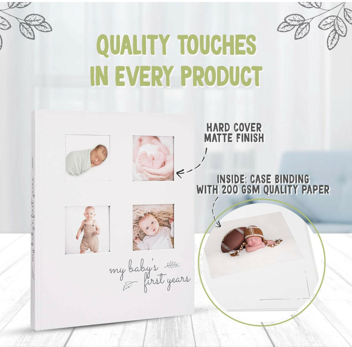 Baby Memory Book First 5 Years Journal By Keababies.