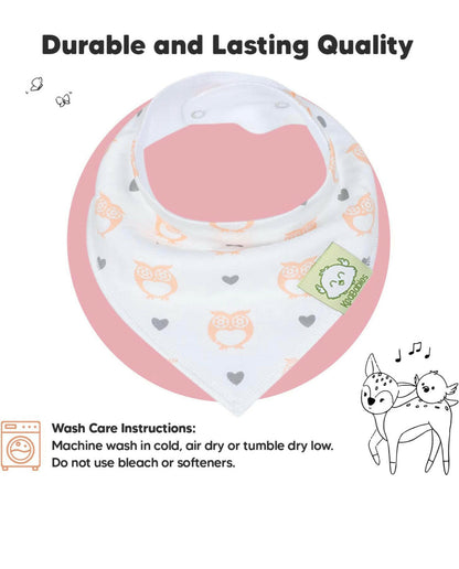 KeaBabies 8-Pack Bandana Bibs For Girls.