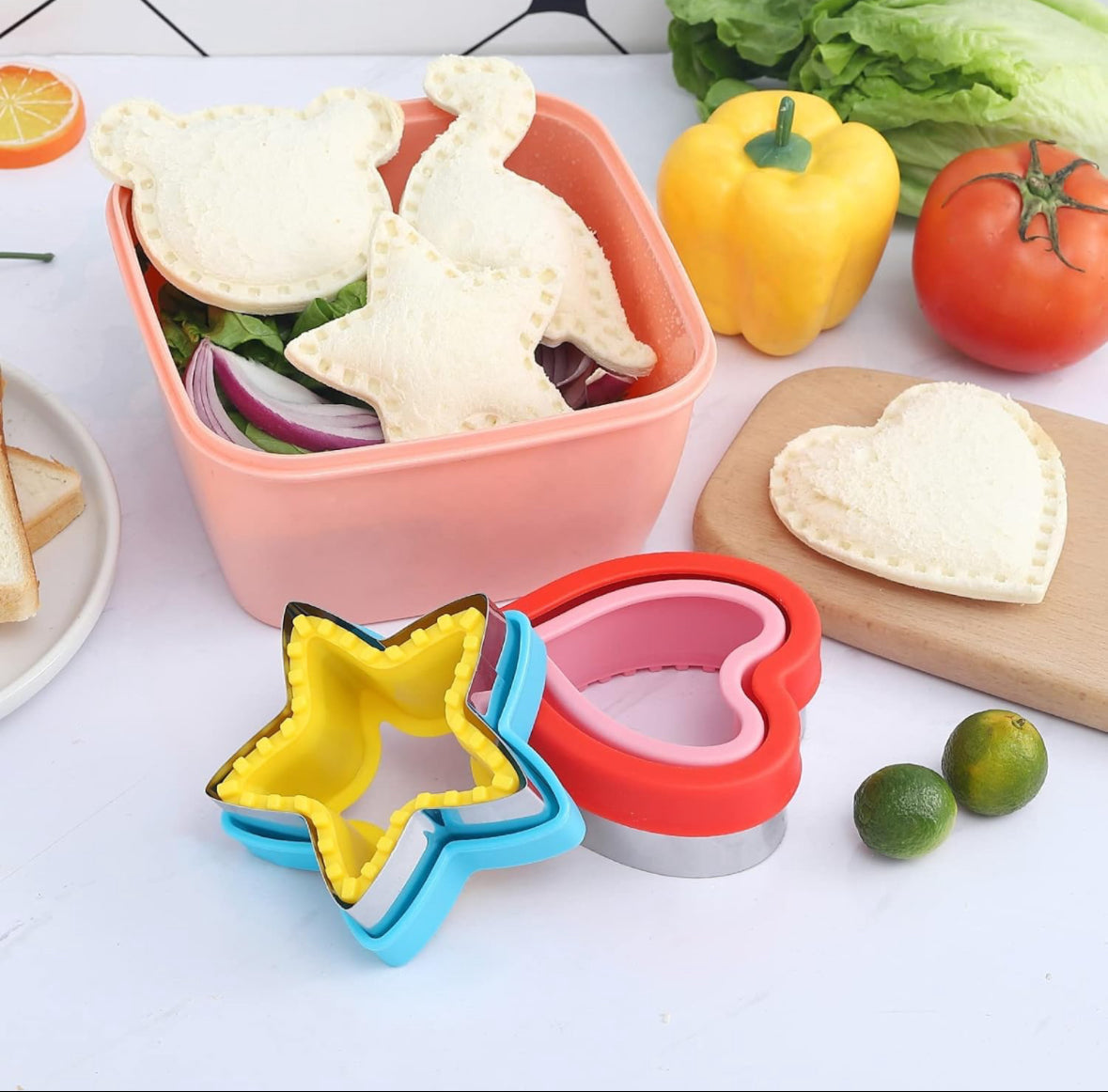 Sandwich Cutter and Sealer Set  (2 Pcs)