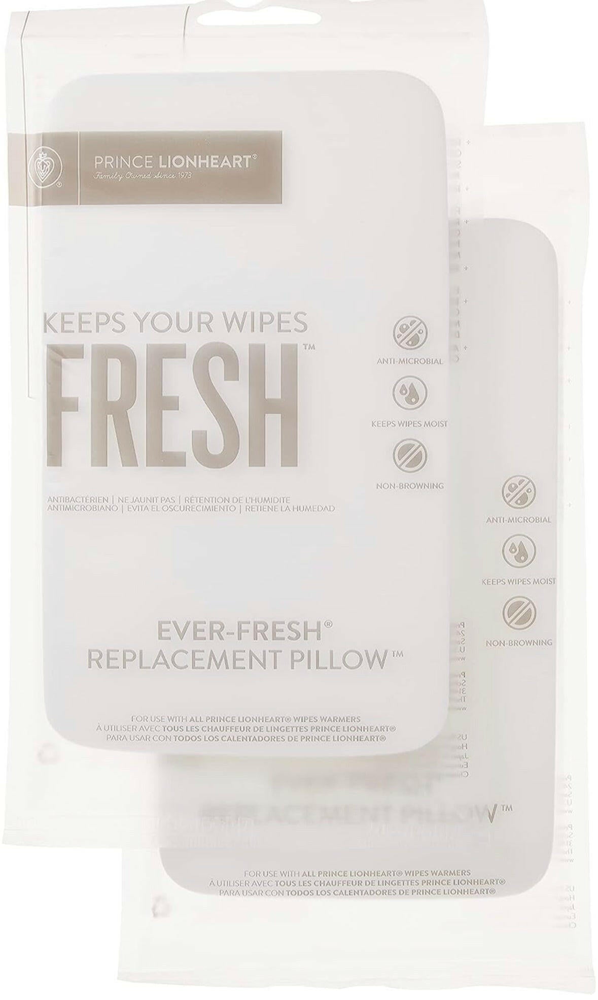 Ever-Fresh Replacement Pillow by Prince Lionheart, 2 Pack.