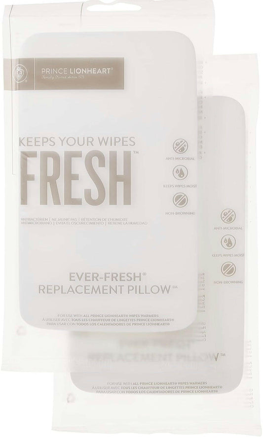 Ever-Fresh Replacement Pillow by Prince Lionheart, 2 Pack.
