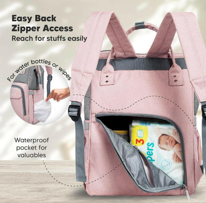 KeaBabies Diaper Bag Backpack, Waterproof Multi Function Baby Travel Bags.
