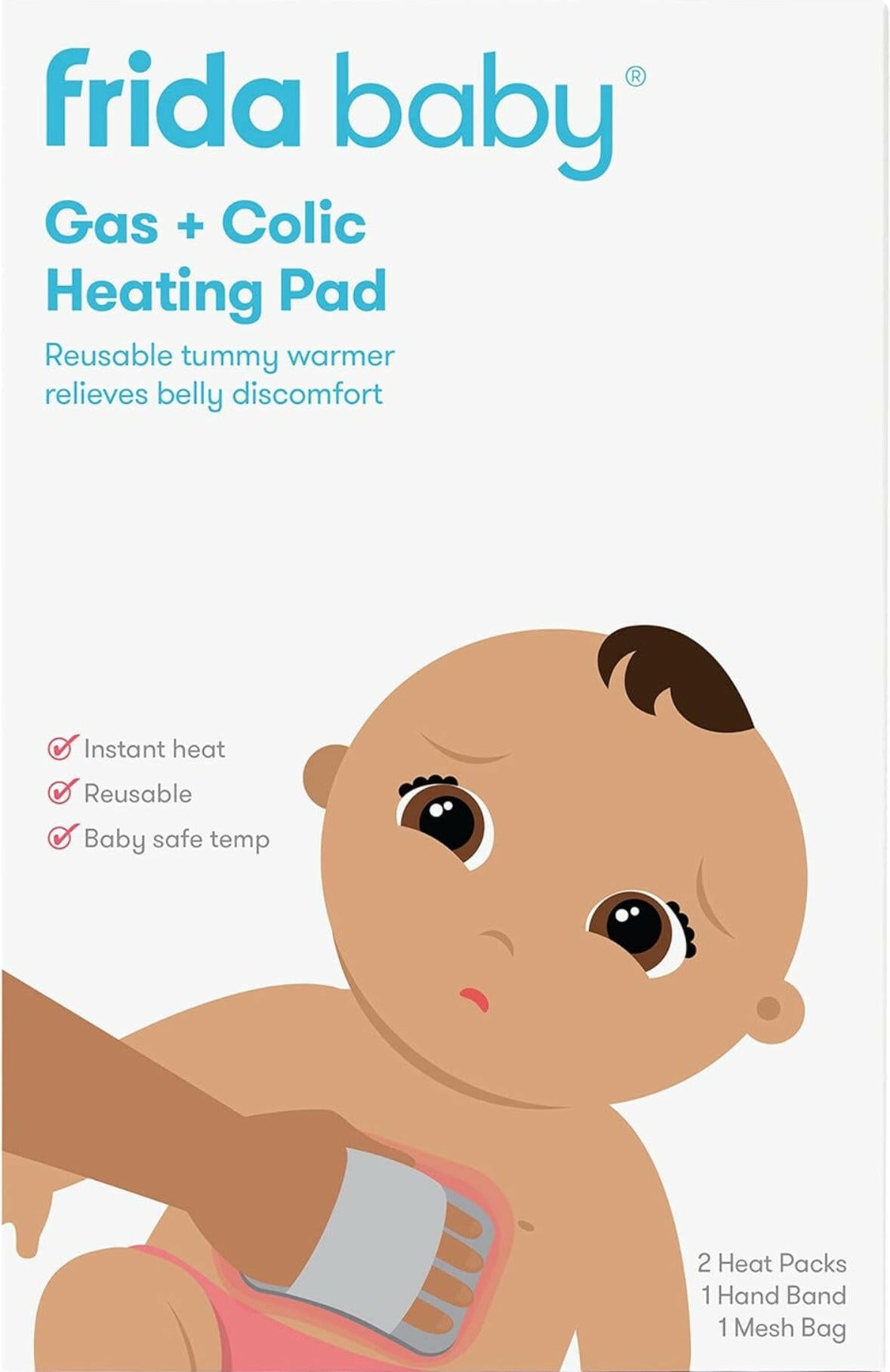 Frida Baby Gas + Colic Heating Pad for Natural Belly Relief