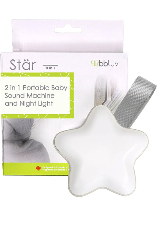 BBLUV Portable Music Box and Night Light (Star)