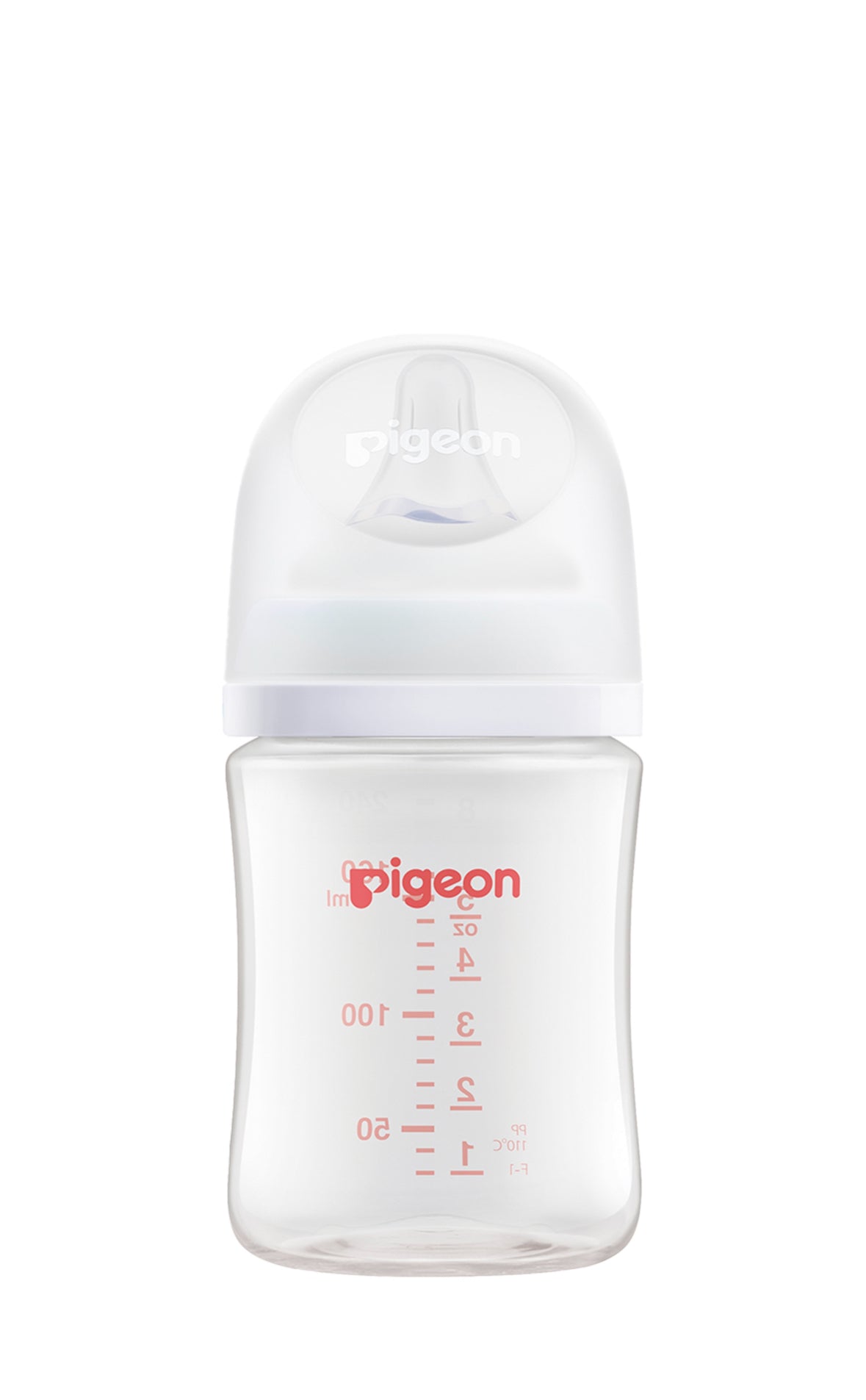 Pigeon Softouch WN3 Nursing Bottle With Ss Sized Nipple (160ml, 0-6 Months)