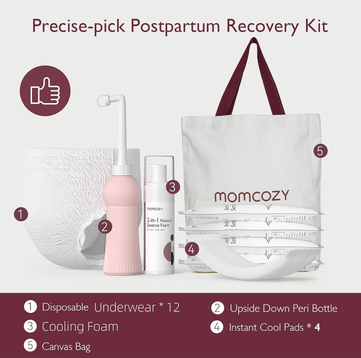 Momcozy Postpartum Recovery Essentials Kit