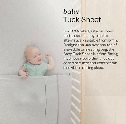 Ergo Pouch Grey Marle Bassinet Tuck Sheet TOG 0.2-1.0.