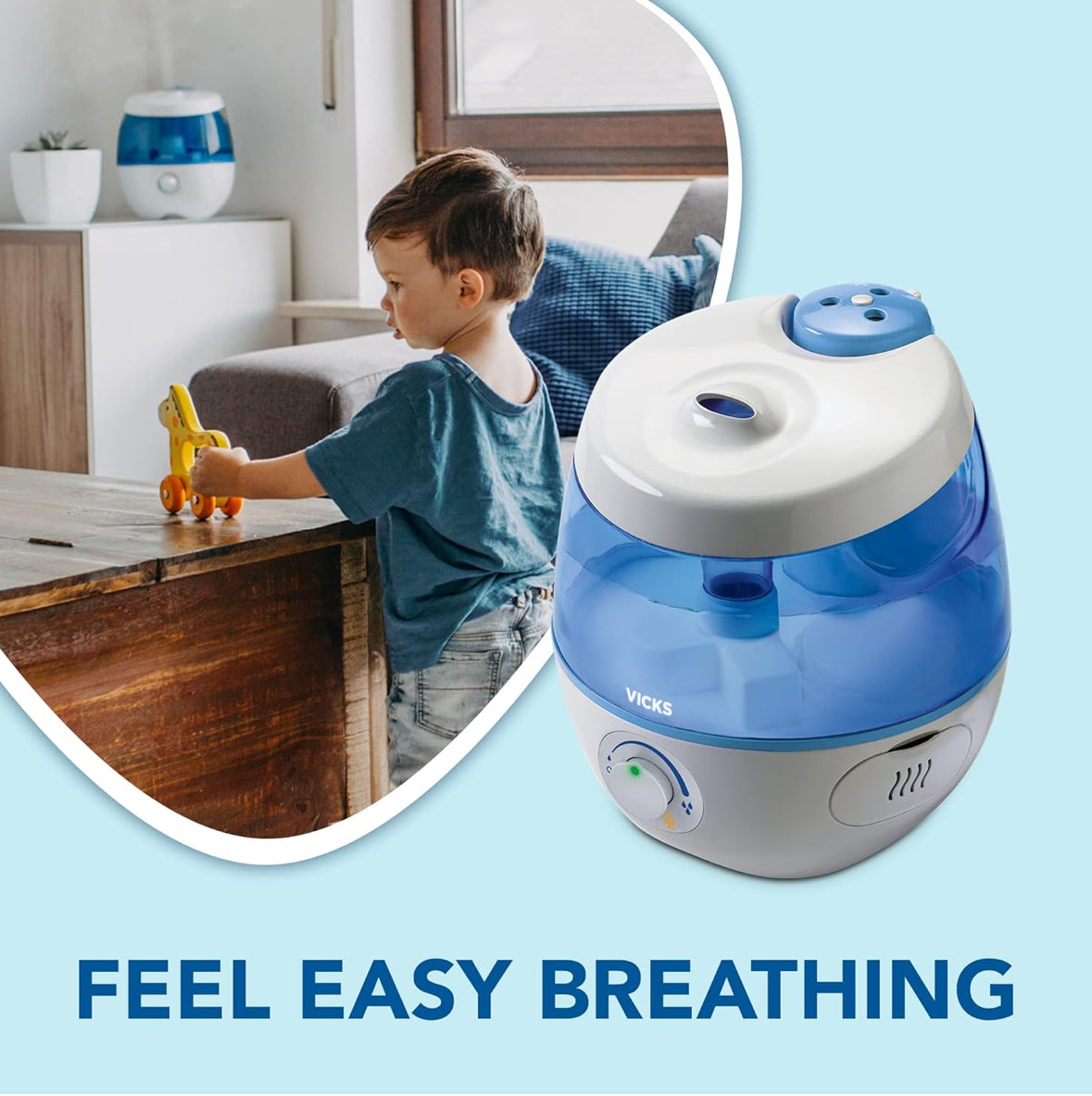 Vicks Sweet Dreams Cool Mist Humidifier with image projector