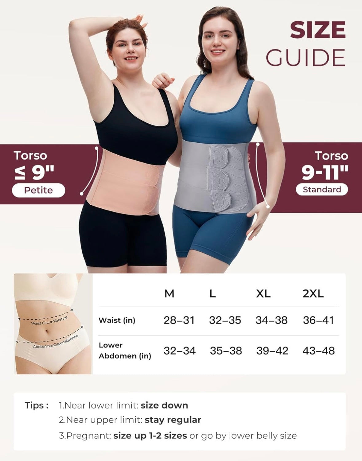 Momcozy Postpartum Belly Wrap Standard (Grey)