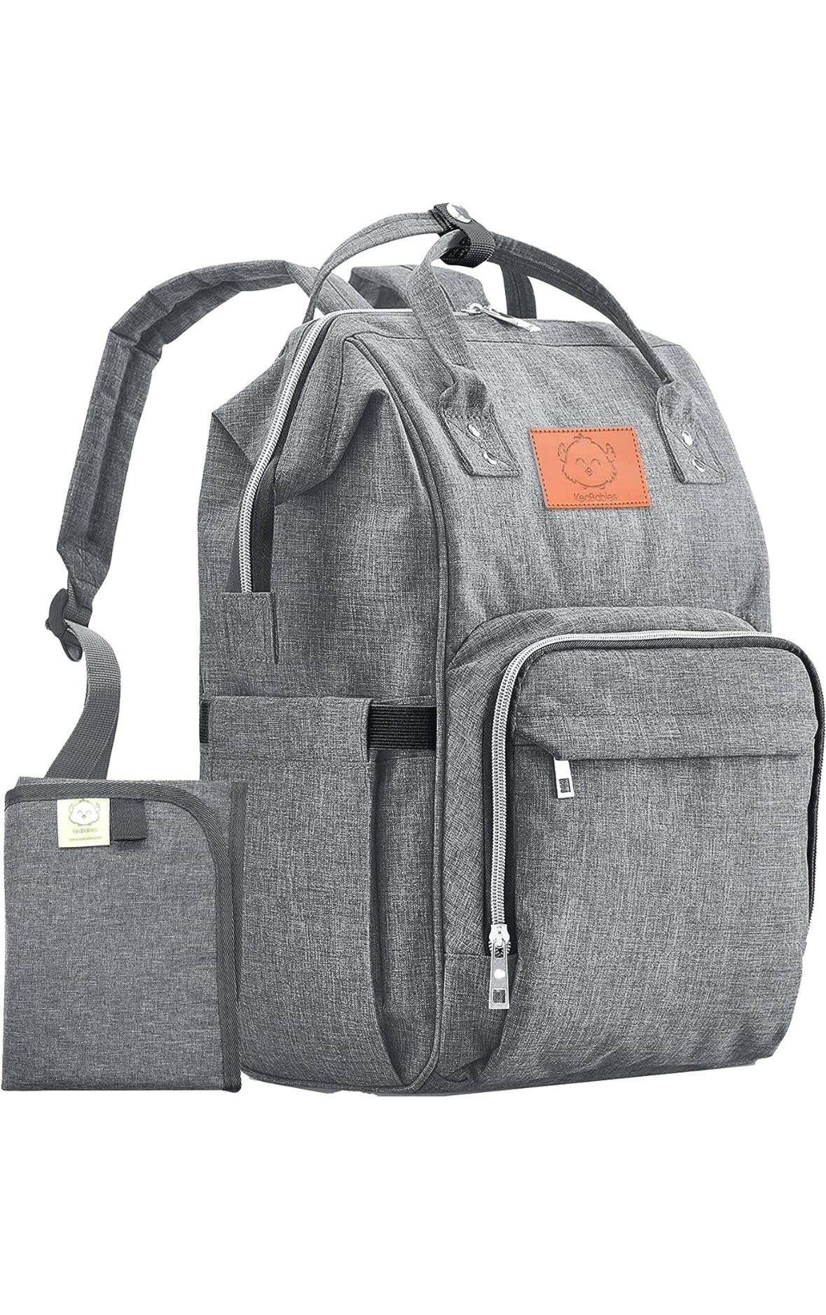 KeaBabies Diaper Bag Backpack, Waterproof Multi Function Baby Travel Bags.