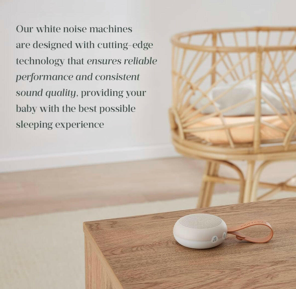 ergoPouch White Noise Machine Drift Away - Baby Adults Sleeping Sound Machine.