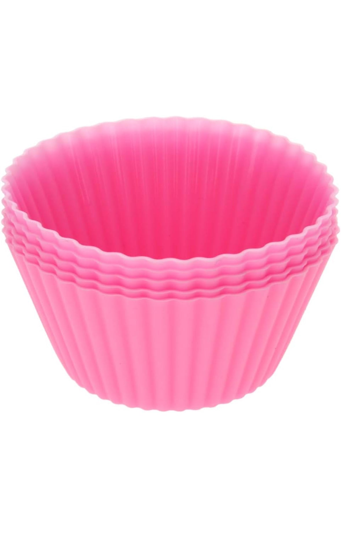 6pcs Silicone Lunch Box Divider, Muffin & Baking Cups