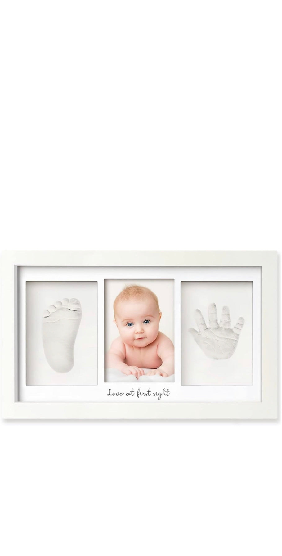KeaBabies Baby Handprint Footprint Keepsake Bundle.