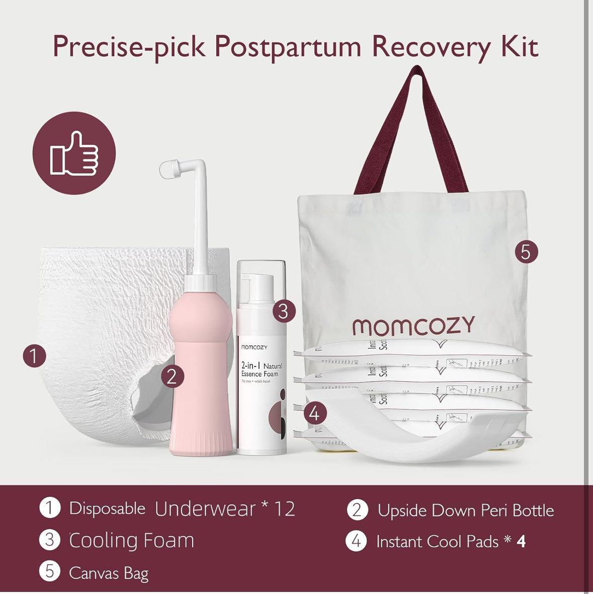 Momcozy Postpartum Recovery Essentials Kit