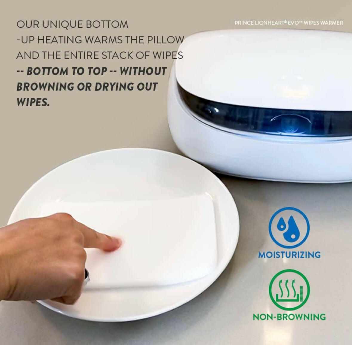 Ever-Fresh Replacement Pillow by Prince Lionheart, 2 Pack.
