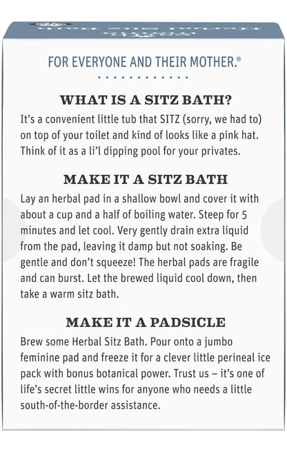 Earth Mama Herbal Sitz Bath - Soothing Sitz Bath for Hemorrhoids (6-Count)