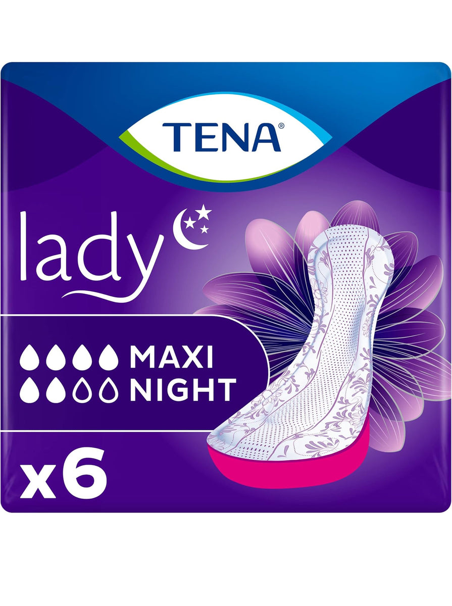 HOT Tena Lady Maxi Night Tena Lady Maxi Night Pads For