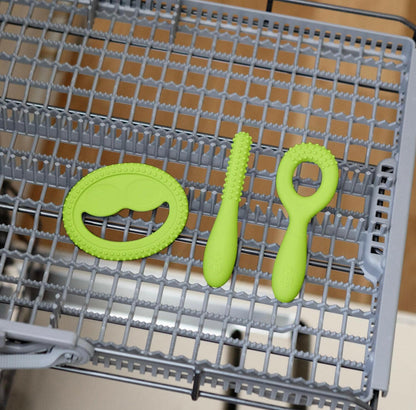 ezpz Oral Development Tools (3 Pack in Gray).