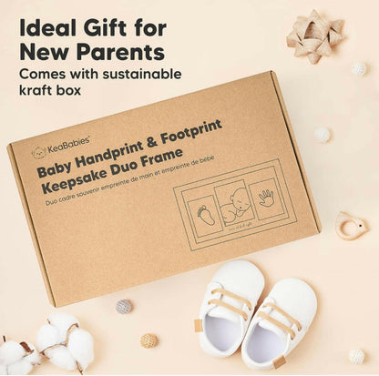 KeaBabies Baby Handprint Footprint Keepsake Bundle.
