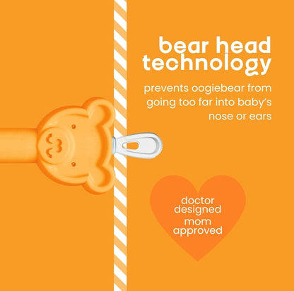 Oogiebear Baby Nose Cleaner & Ear Wax Removal Tool - Safe Booger & Earwax Removal for Newborns, Infants, Toddlers