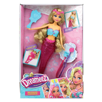 Funville Dreameez Light Up Mermaid Doll Playset – 29 cm