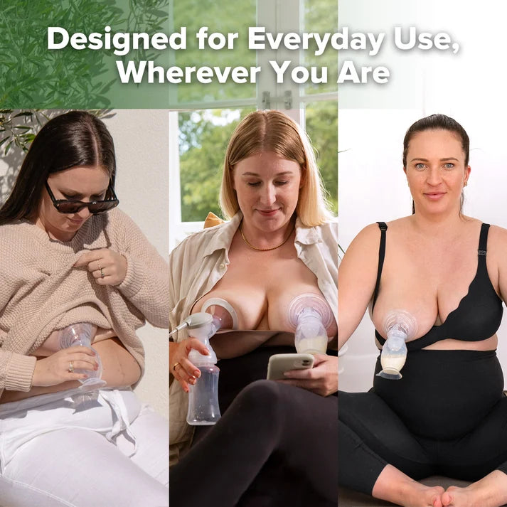 Haakaa Silicone Manual Breast Pump + Spill Guard Insert