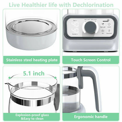 Grownsy Water Warmer For Making Formula (Bottle Warmer, Formula Dispenser, Kettle)
