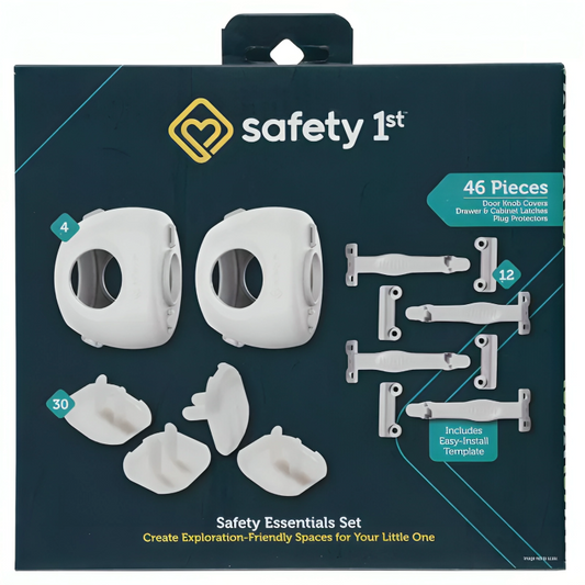 مجموعة مستلزمات السلامة الأساسية من Safety 1st - عبوة من 46 قطعة