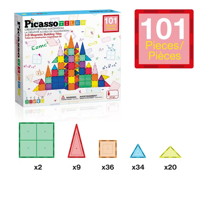 Picasso Magnetic 3d Blocks (101 Pcs)
