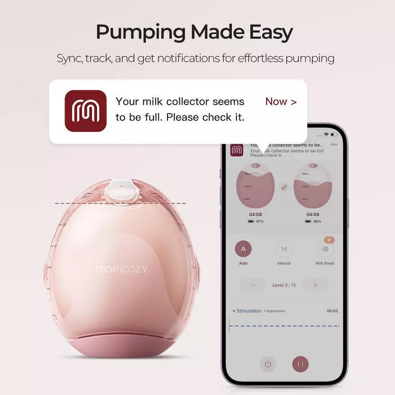 Momcozy Air 1 Ultra Slim Wearable Breast Pump (Gold)