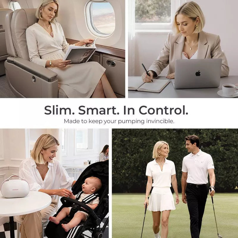 Momcozy Air 1 Ultra Slim Wearable Breast Pump (Gold)