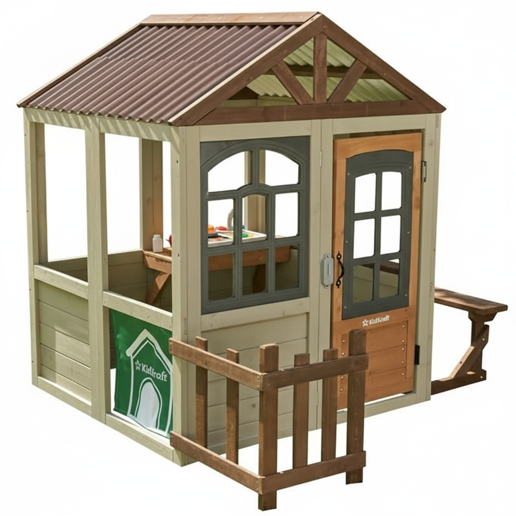 Kidkraft Pioneer Cottage Wooden Playhouse