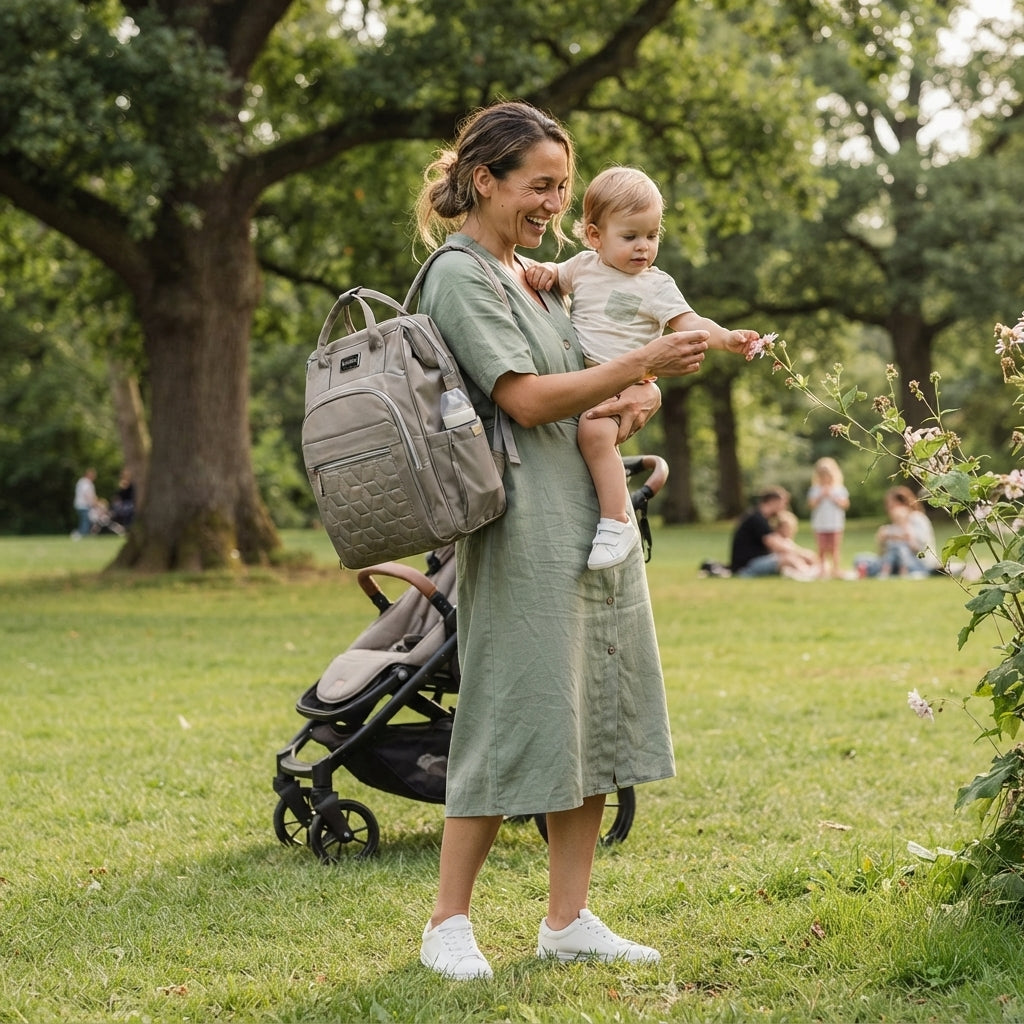 Robins Mama Luna Silver Bag