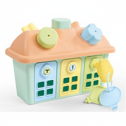 Dolu Shape Sorter House Lockable Door