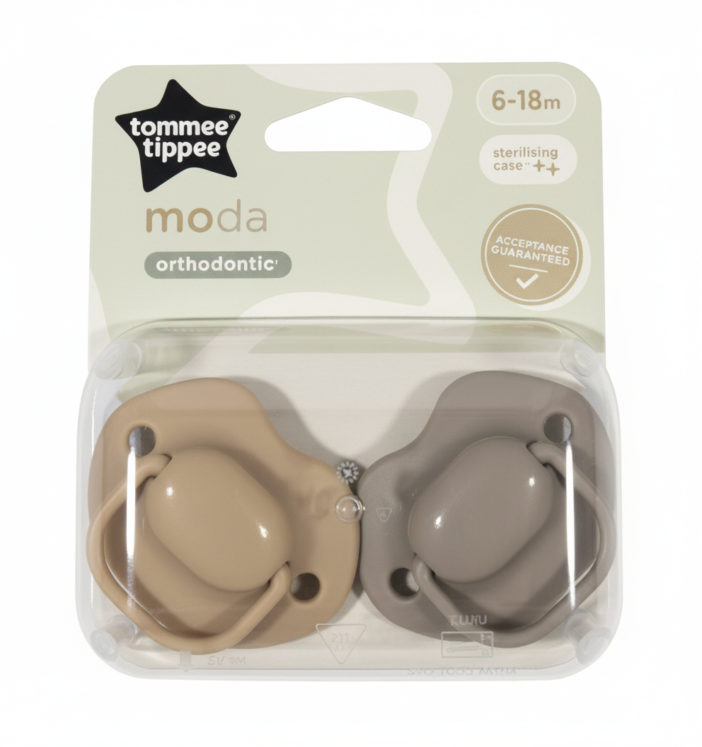 Tommee Tippee Moda Soother Orthodontic (6-18 Months)