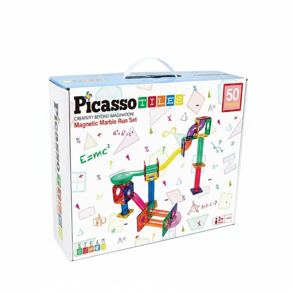 Picasso Tiles Magnetic Marble Run (50 Pcs)