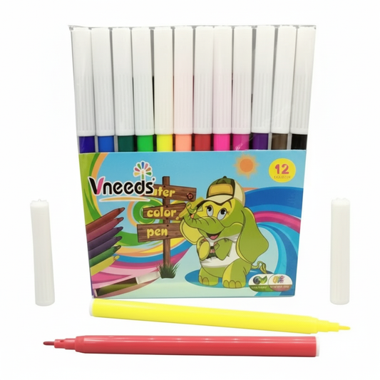Vneeds Colour Pen (12 Pcs)