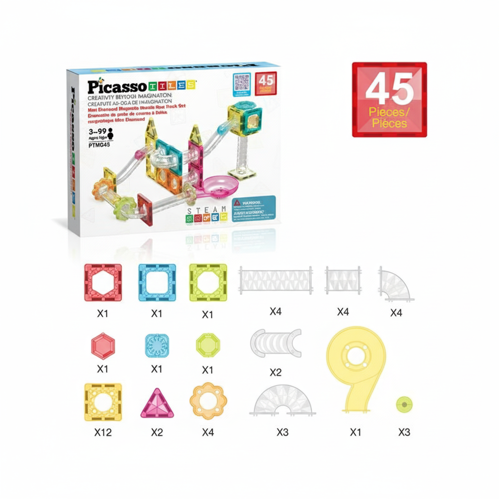 Picasso Tiles Magnetic Mini Diamnod Run Track