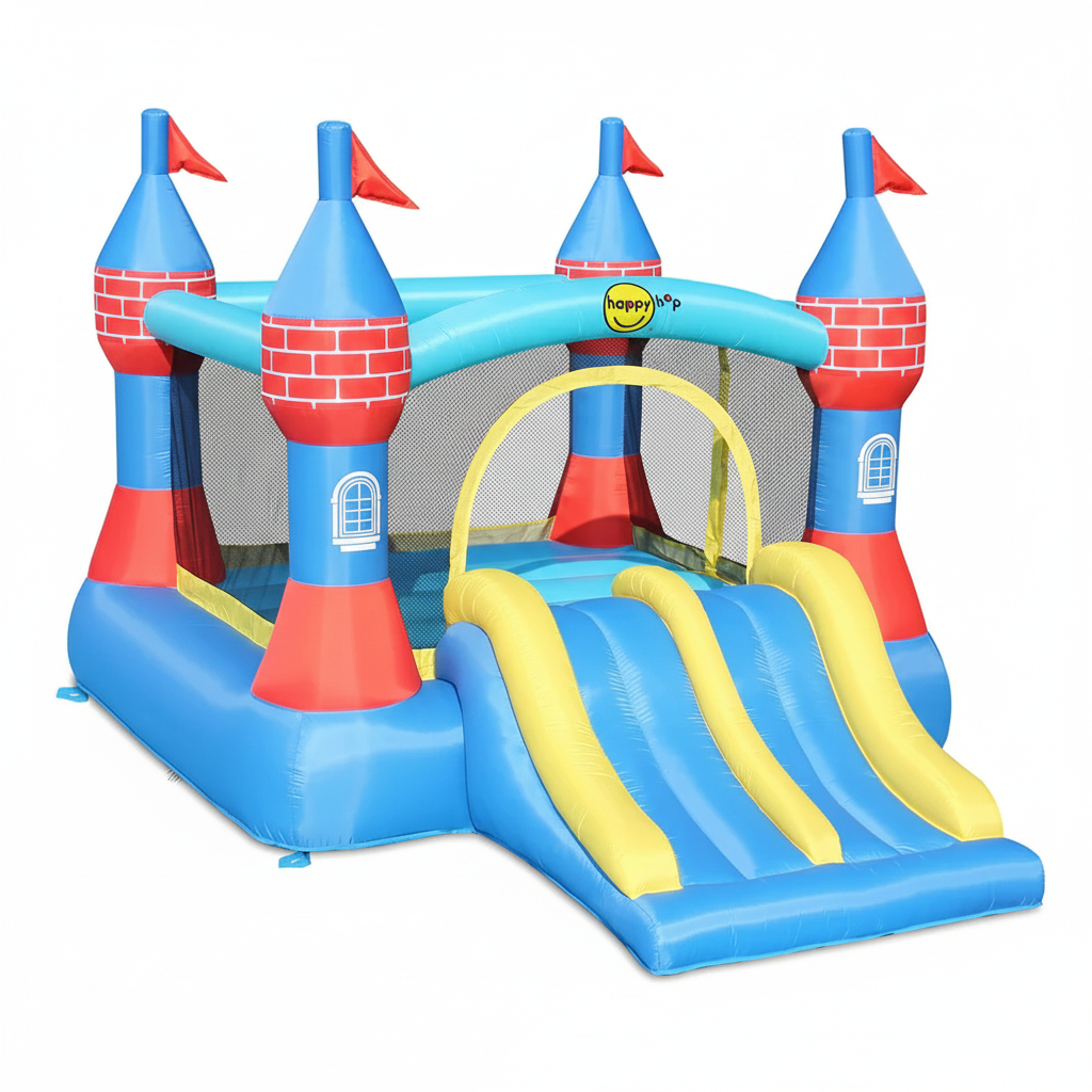 Happy Hop Castle Bouncer with Double Slide