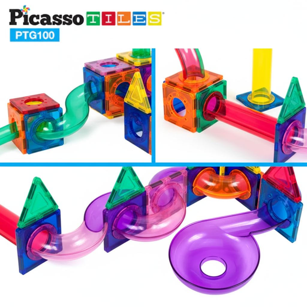 Picasso Magnetic Marble Run (100 Pcs)