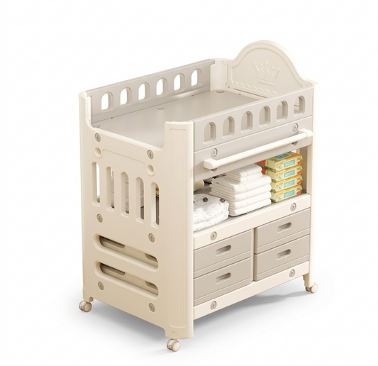 Little Angel Baby Diaper Table + 4 Drawers