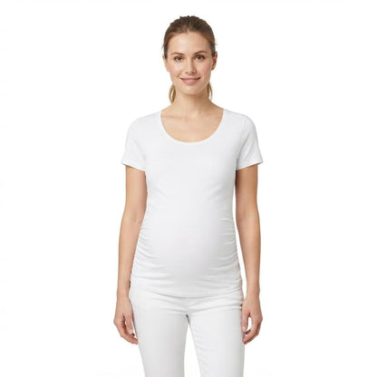 Become a Mom Tube Tee (White)