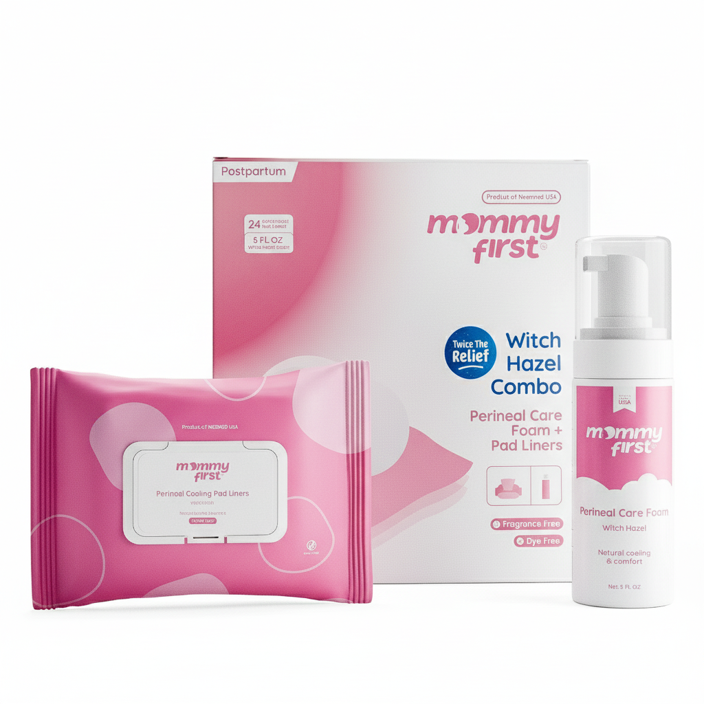 Mommy First Witch Hazel Foam + Pad Liner Combo