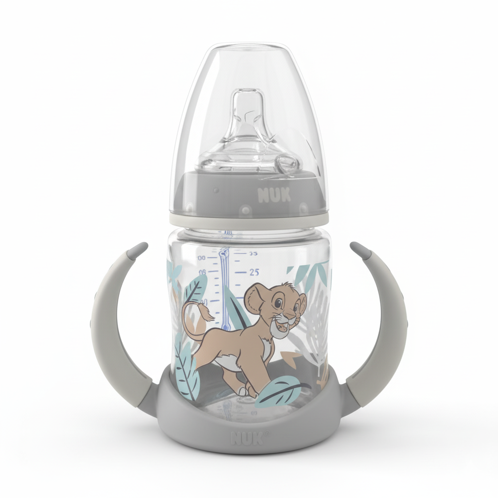 NUK Disney The Lion King First Choice Learner Bottle (150ml, 6-18 Months)